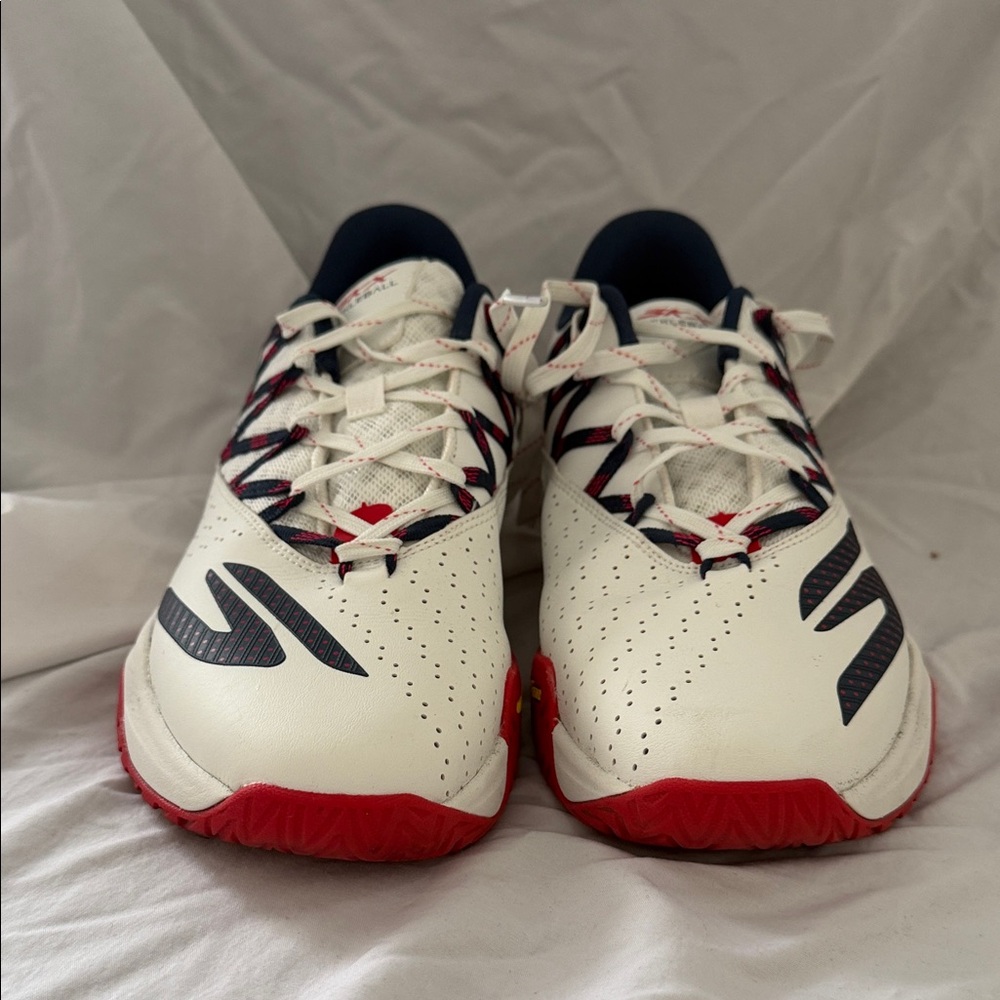 Skechers White and Red Men's Pickleball Sneakers